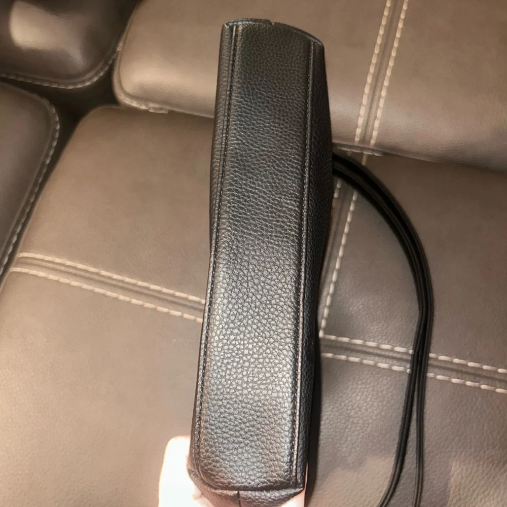Rosetti Black Leather crossbody/Shoulder Bag with Adjustable Strap